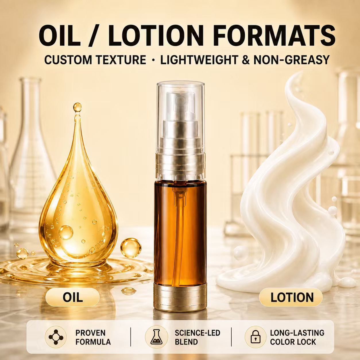 Source manufacturer of tanning oil R&D, tanning oil for indoor and outdoor use, bronze body moisturizing tanning oil production factory.