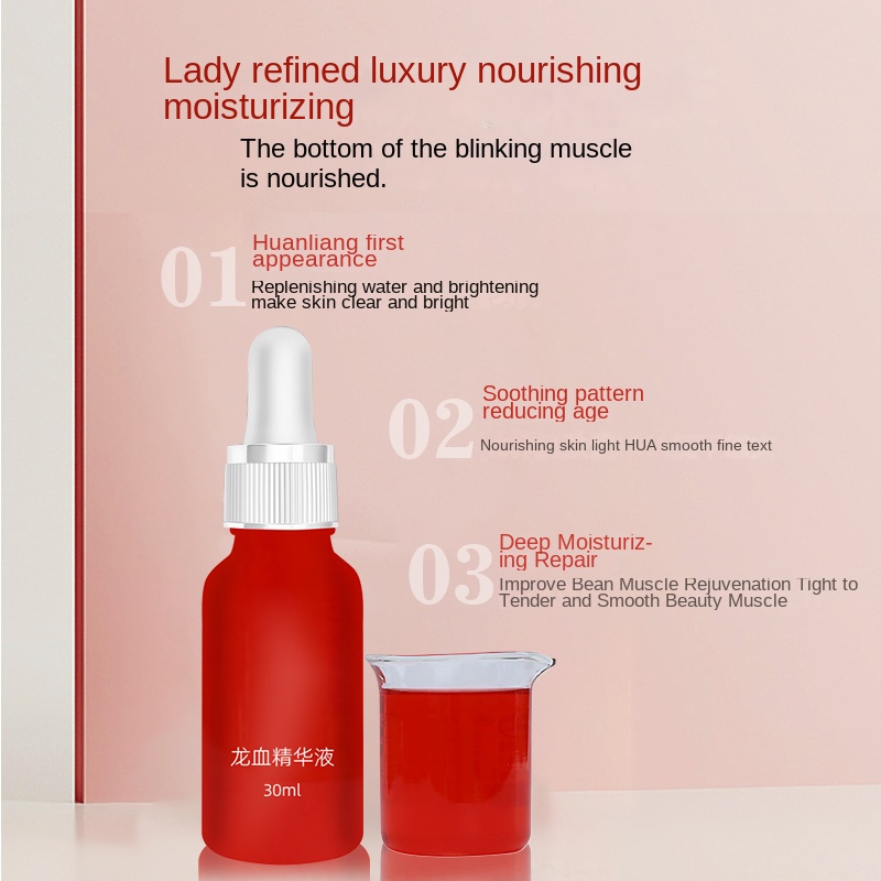 ragon Blood Essence Liquid – Hydrating, Moisturizing, Brightening, Firming & Repairing Facial Essence, Skincare Source Factory